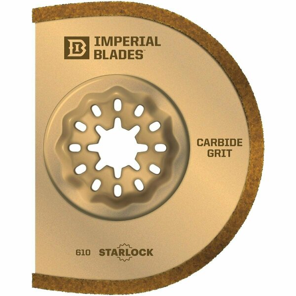 Imperial Blades Starlock 3 In. Segmented Carbide Grit Oscillating Blade IBSL610-1